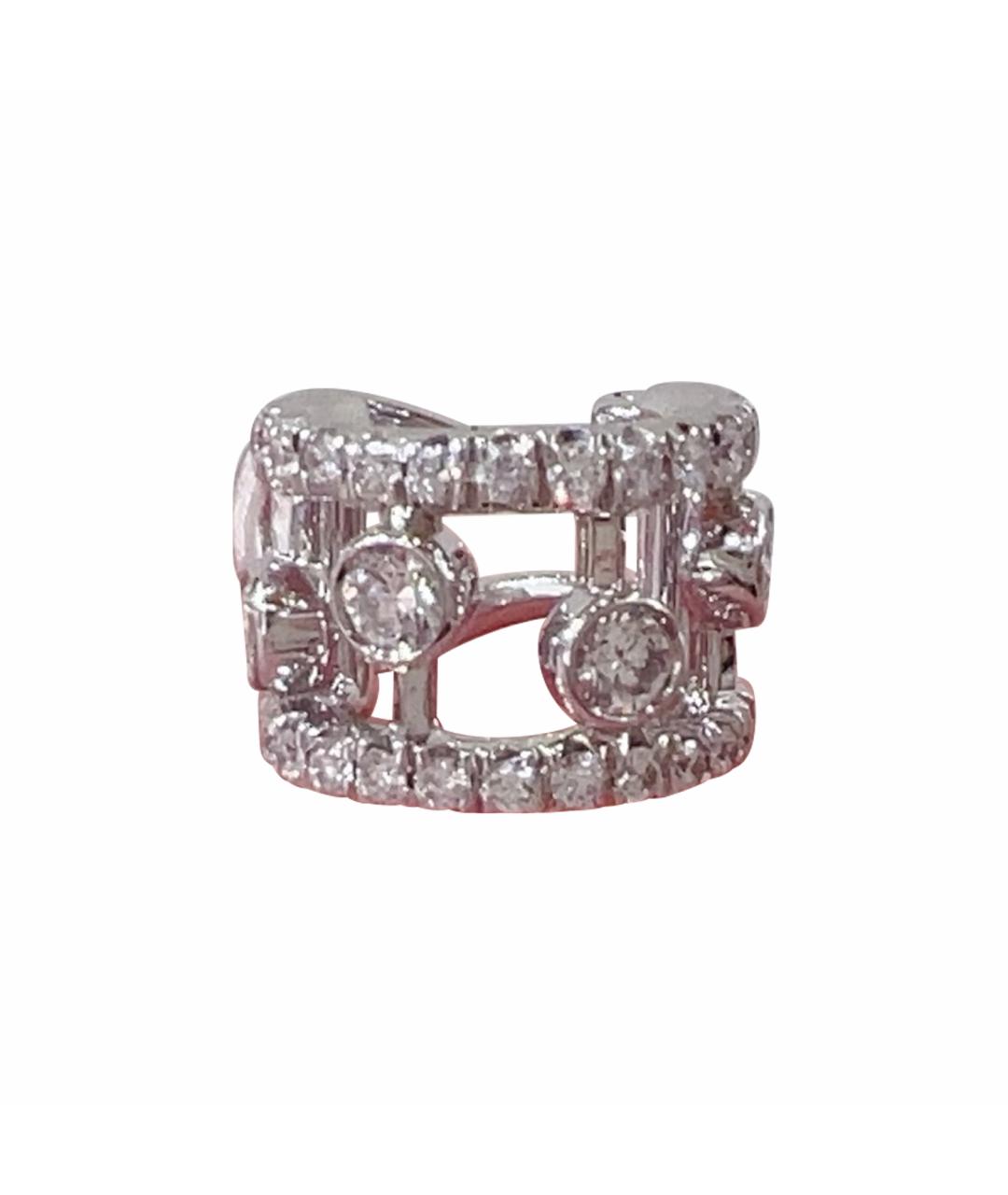 DE BEERS Серебряные серьги из белого золота, фото 1