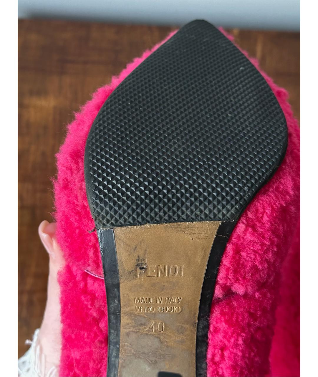 FENDI Розовые туфли, фото 5