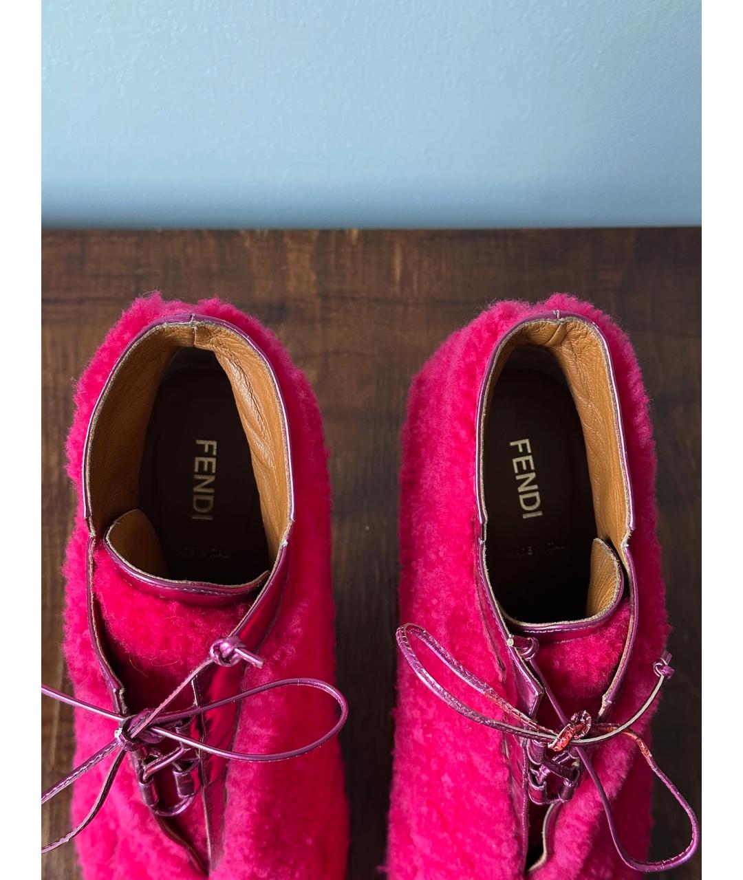 FENDI Розовые туфли, фото 3