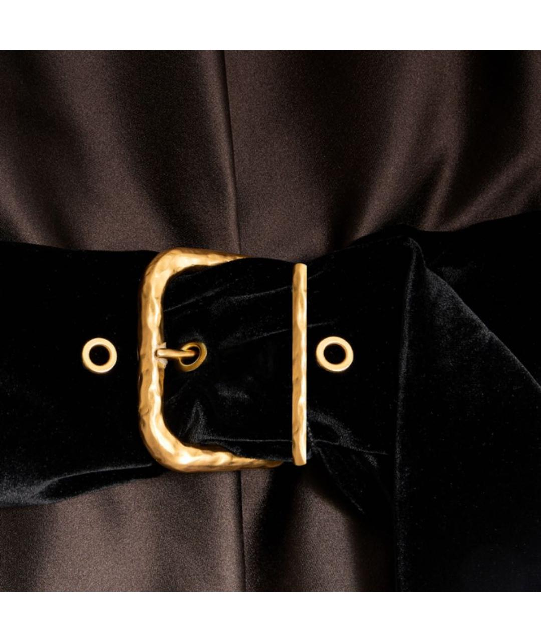 SCHIAPARELLI Коричневое шелковое вечернее платье, фото 5