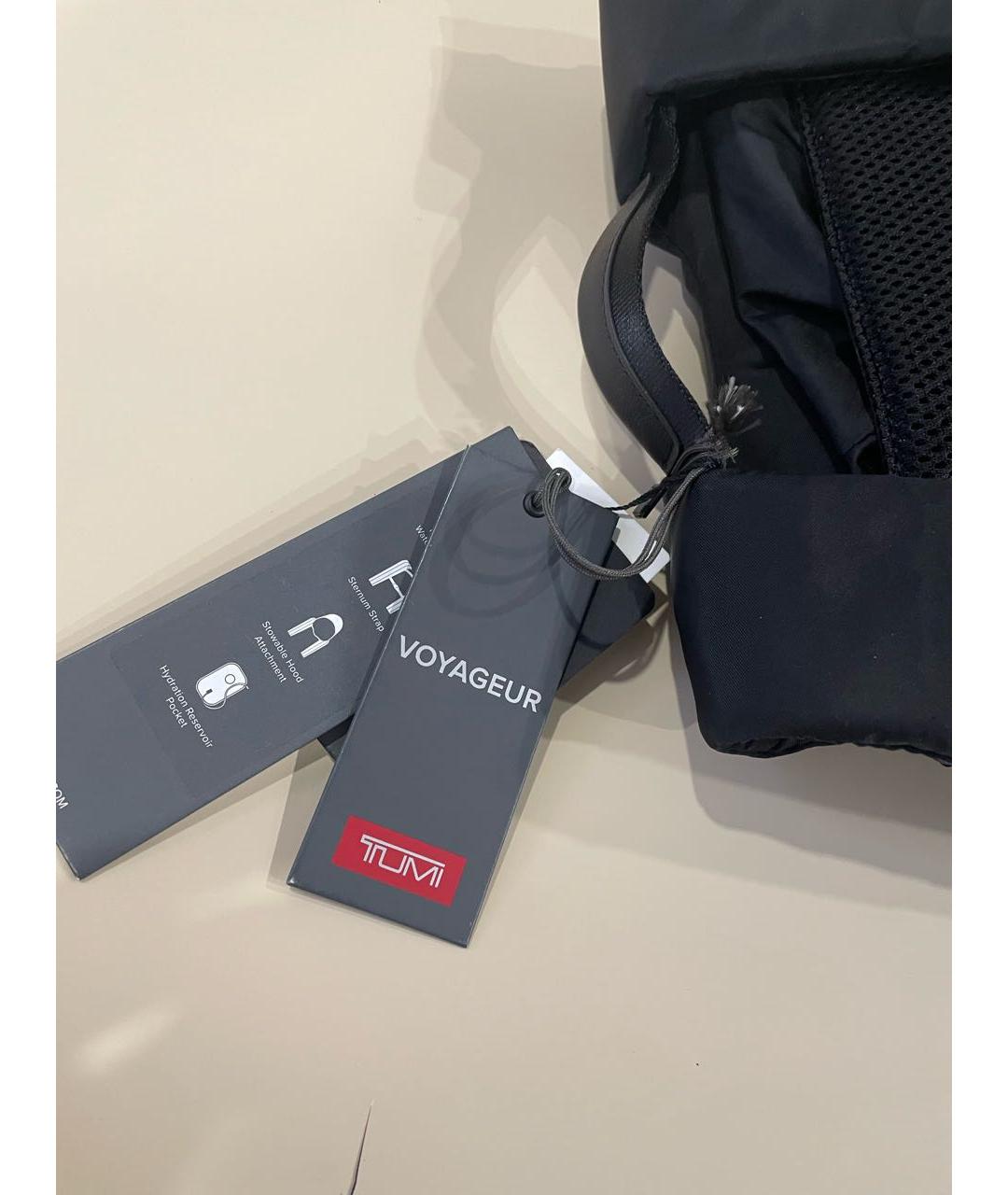 TUMI Черный синтетический рюкзак, фото 4