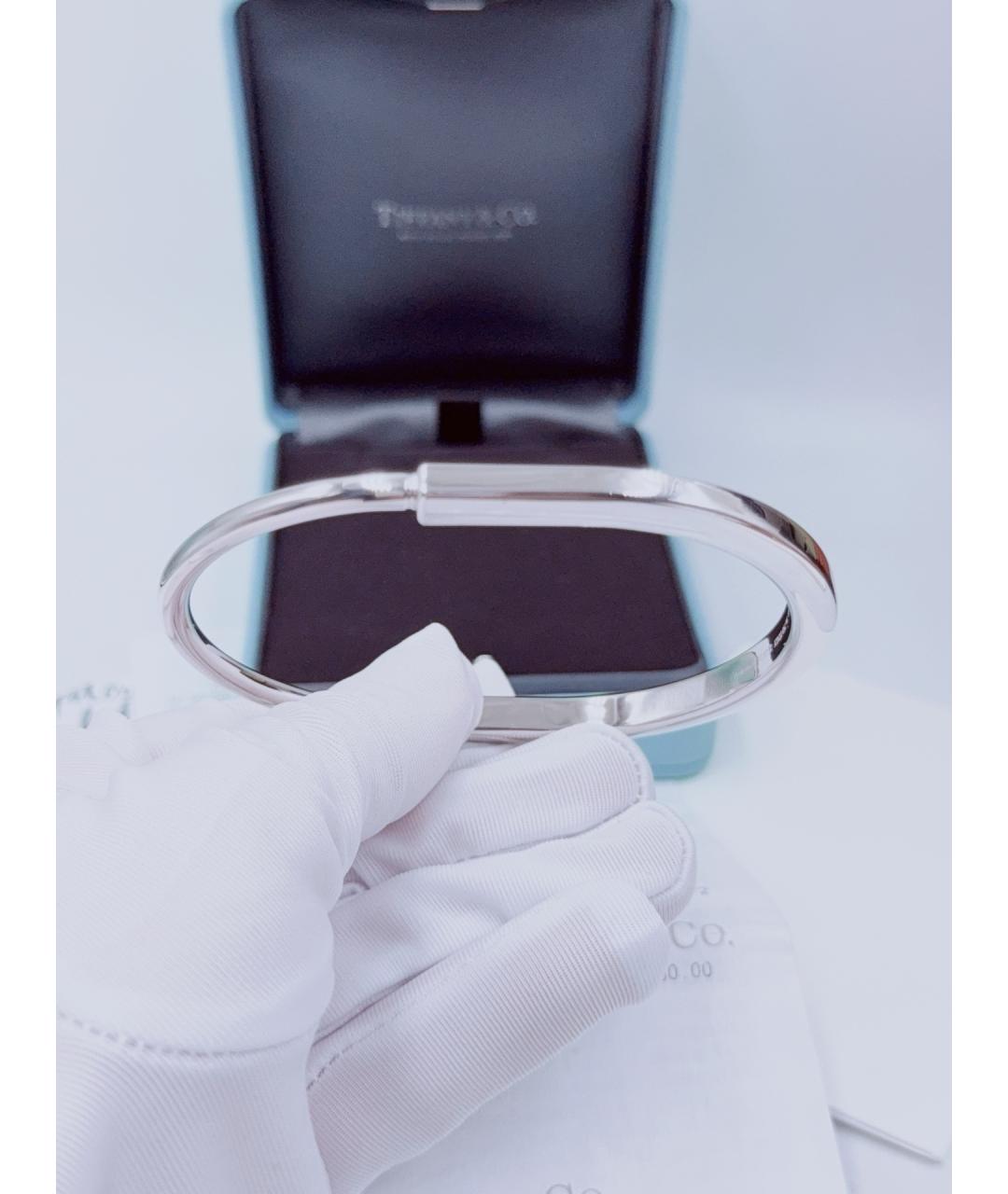 TIFFANY&CO Серебрянный браслет из белого золота, фото 2