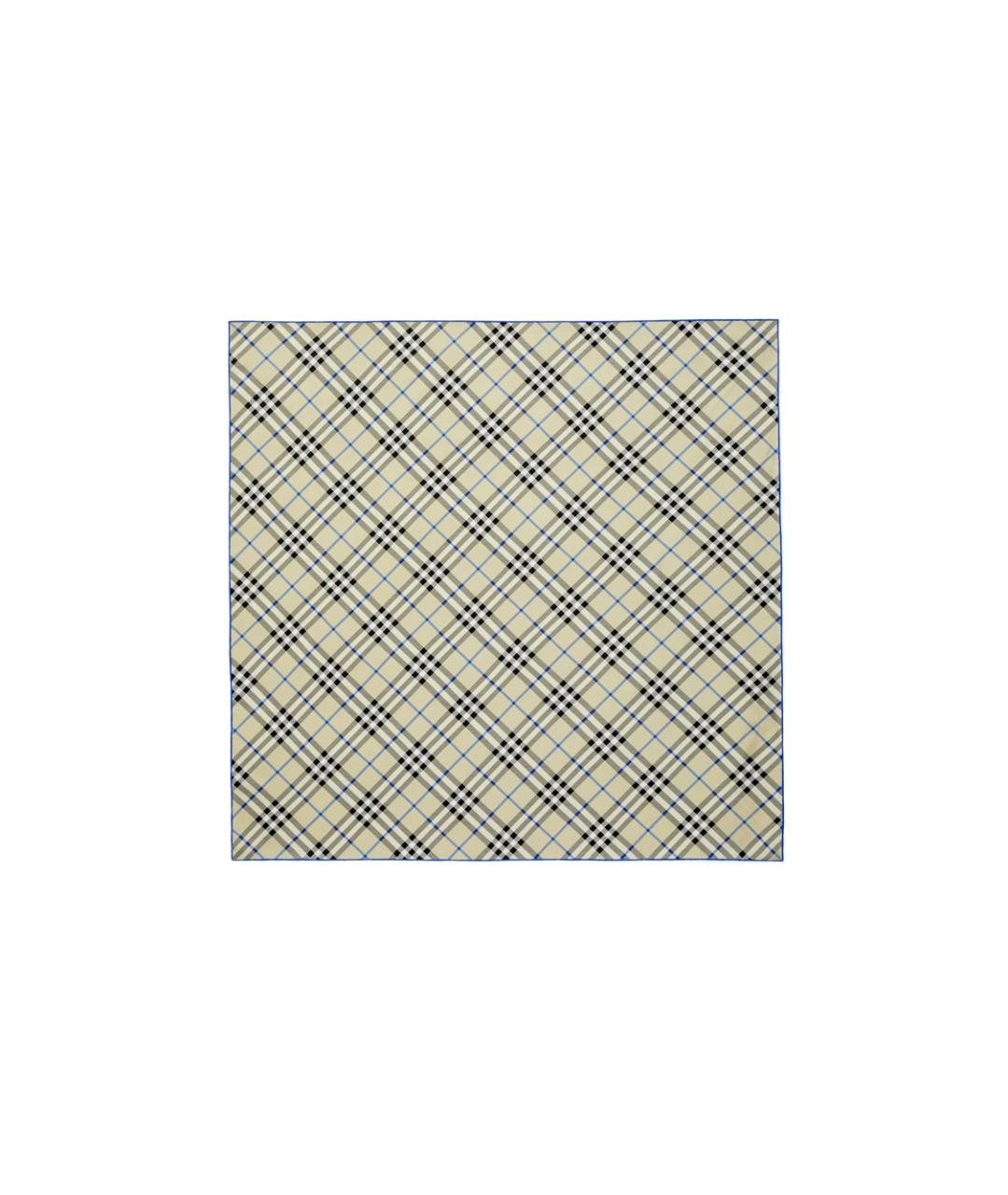 BURBERRY Мульти шелковый шарф, фото 1