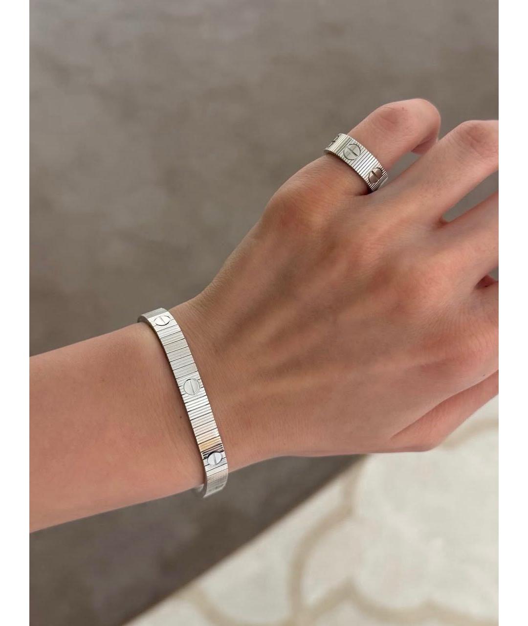 CARTIER Серебряное кольцо из белого золота, фото 3