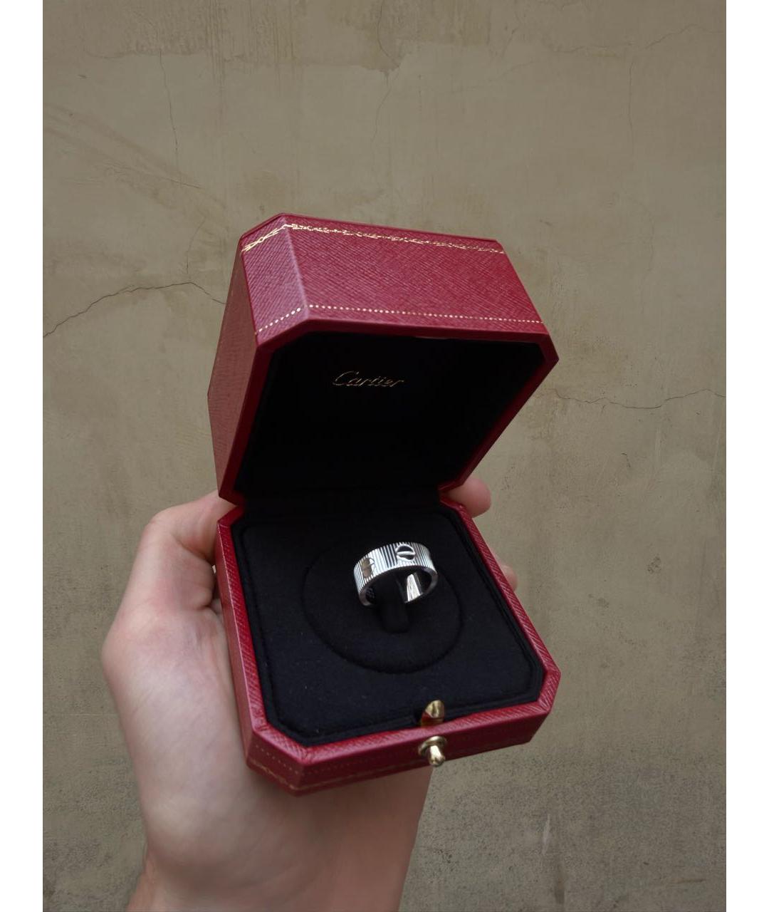 CARTIER Серебряное кольцо из белого золота, фото 4