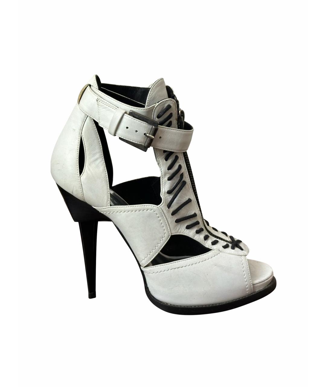 BARBARA BUI Белые кожаные туфли, фото 1