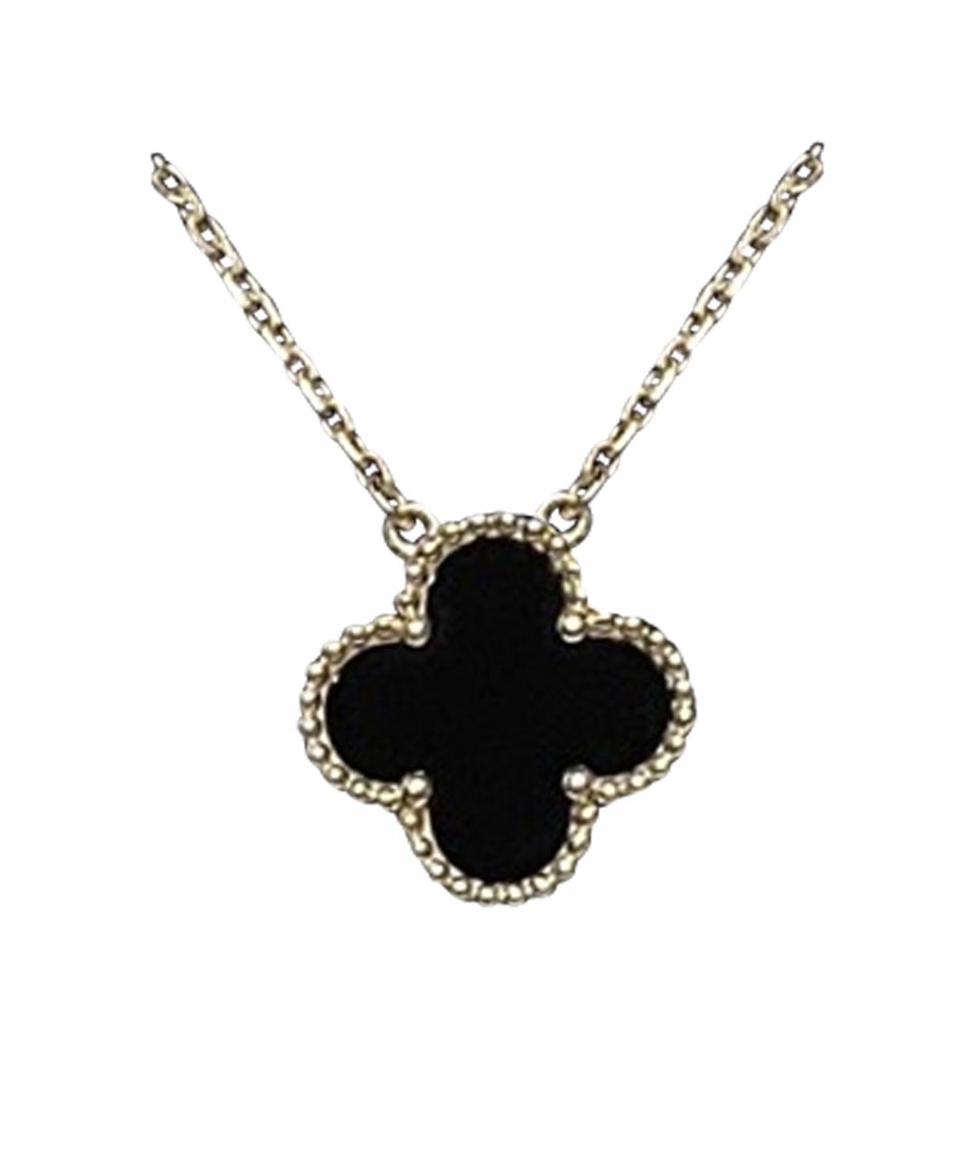 VAN CLEEF & ARPELS Черное колье из розового золота, фото 1