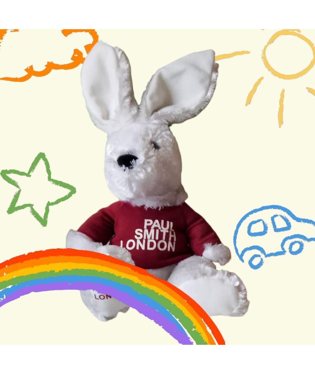 PAUL SMITH JUNIOR Белая тканевая игрушка, фото 2