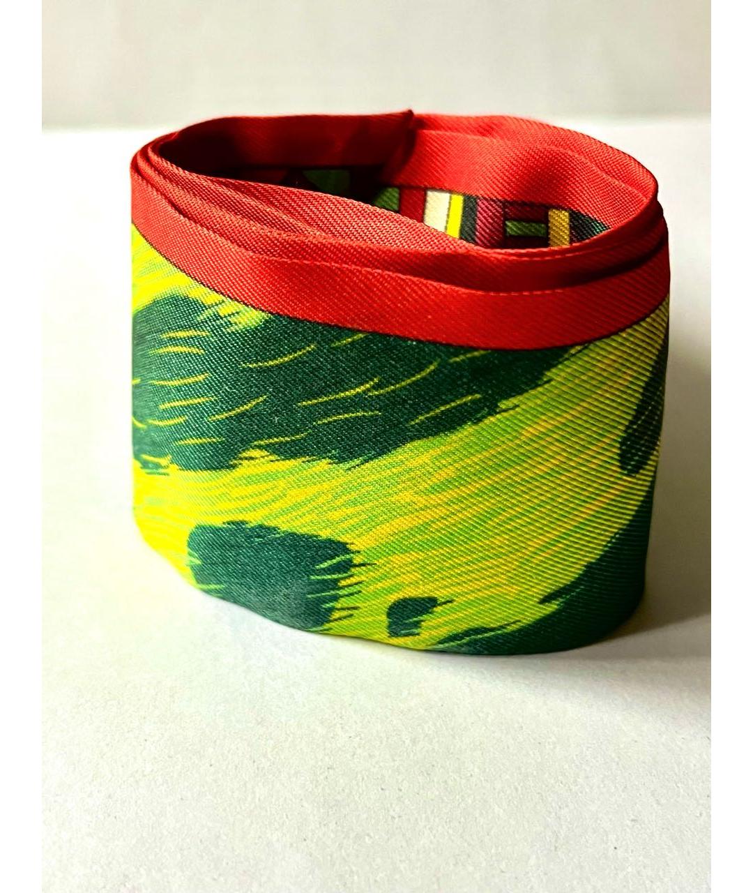 HERMES Мульти шелковый платок, фото 2