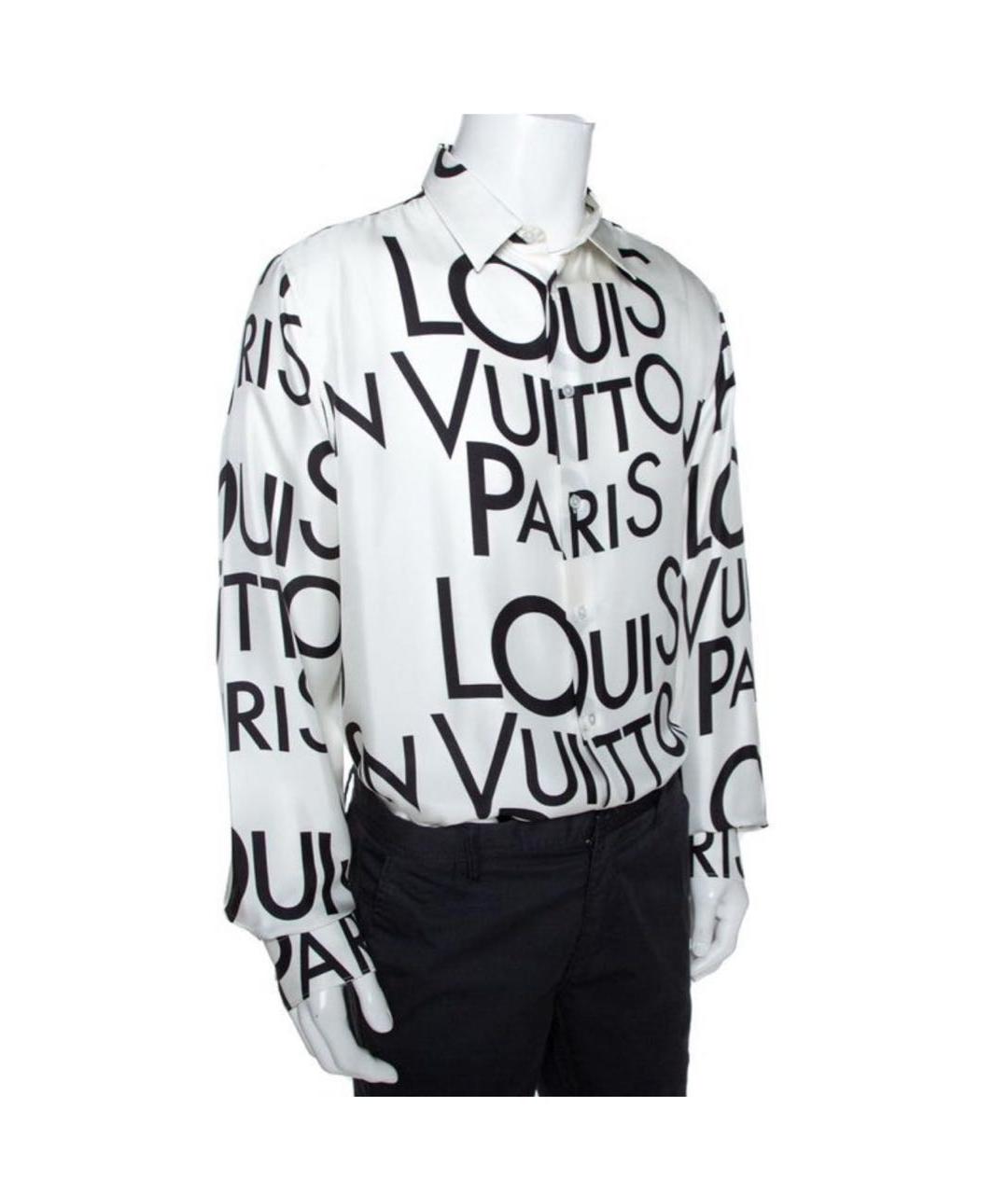 LOUIS VUITTON Мульти хлопко-шелковая кэжуал рубашка, фото 2