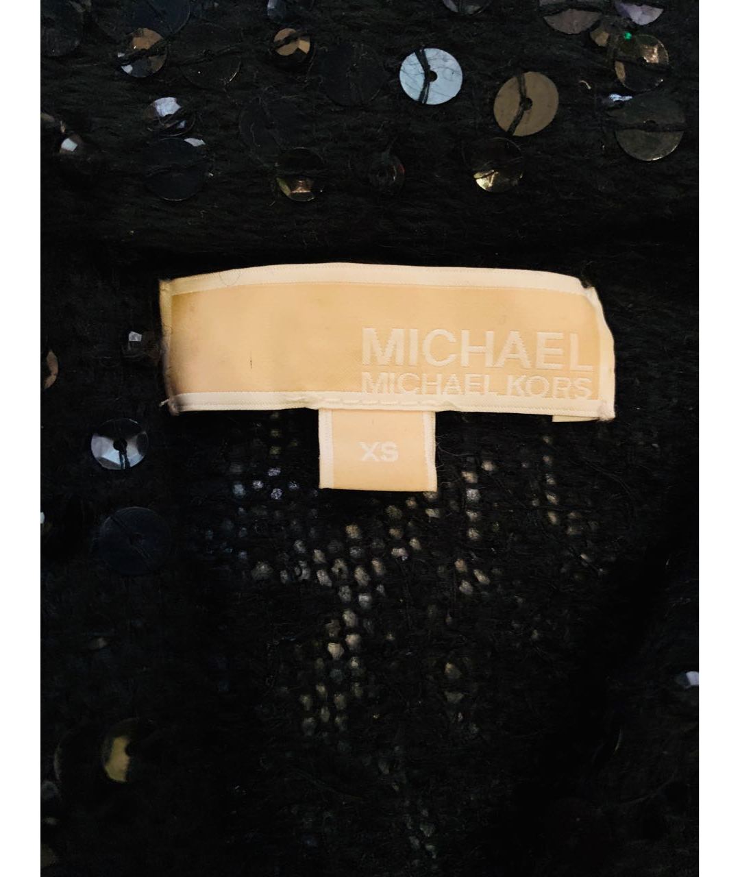 MICHAEL MICHAEL KORS Черный кашемировый кардиган, фото 3