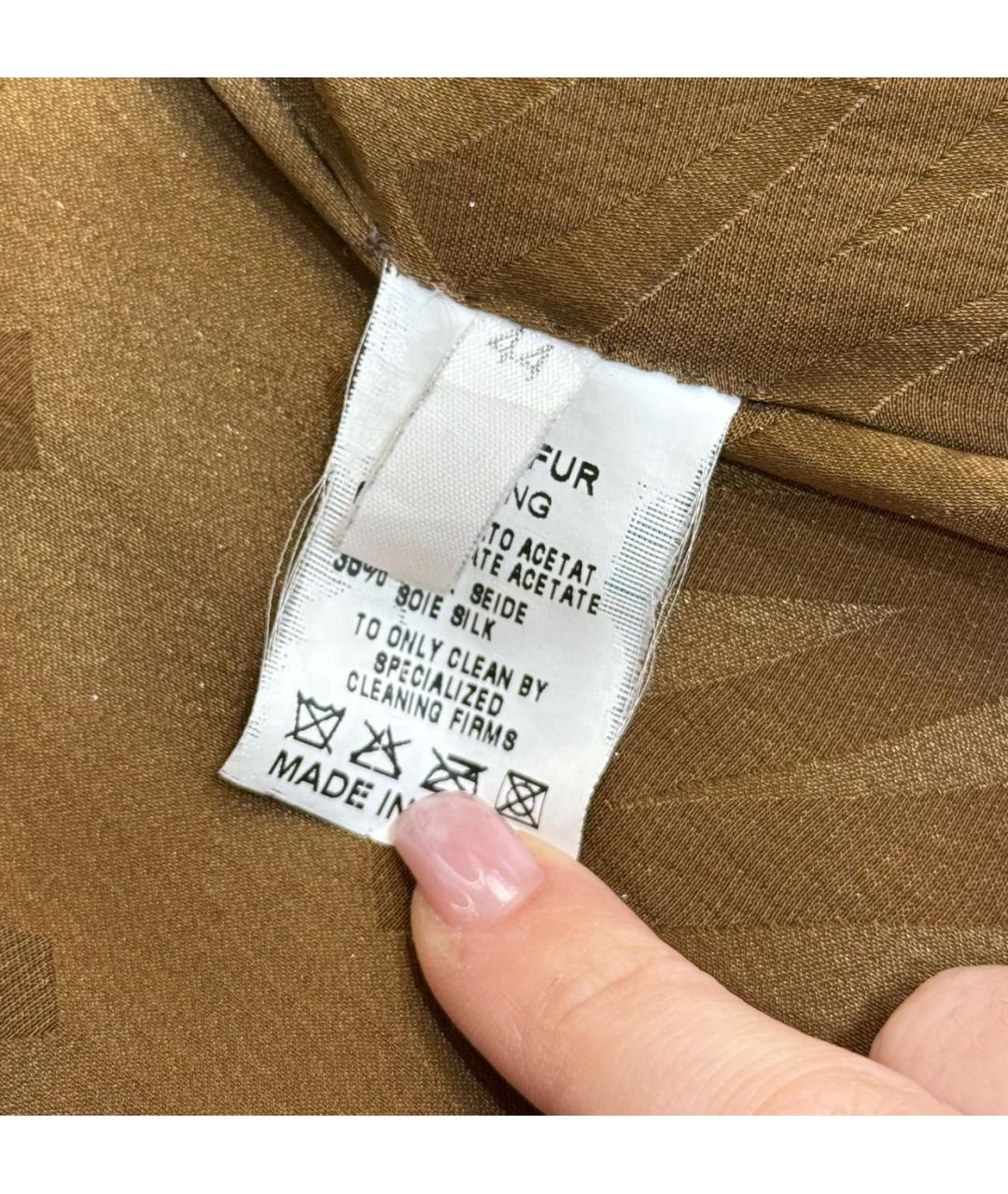 MALA MATI Коричневая меховая шуба, фото 7