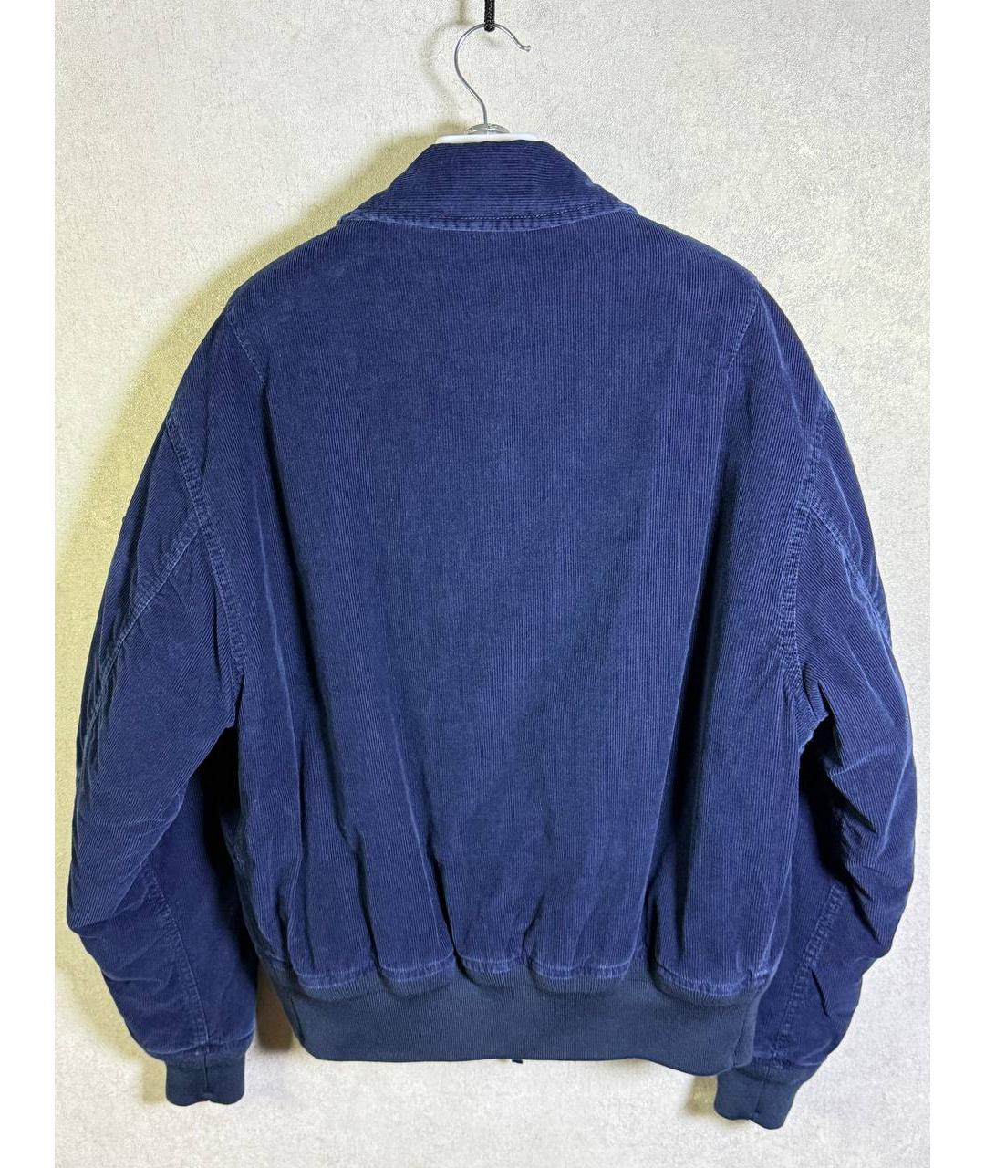 STONE ISLAND Темно-синяя хлопковая куртка, фото 8