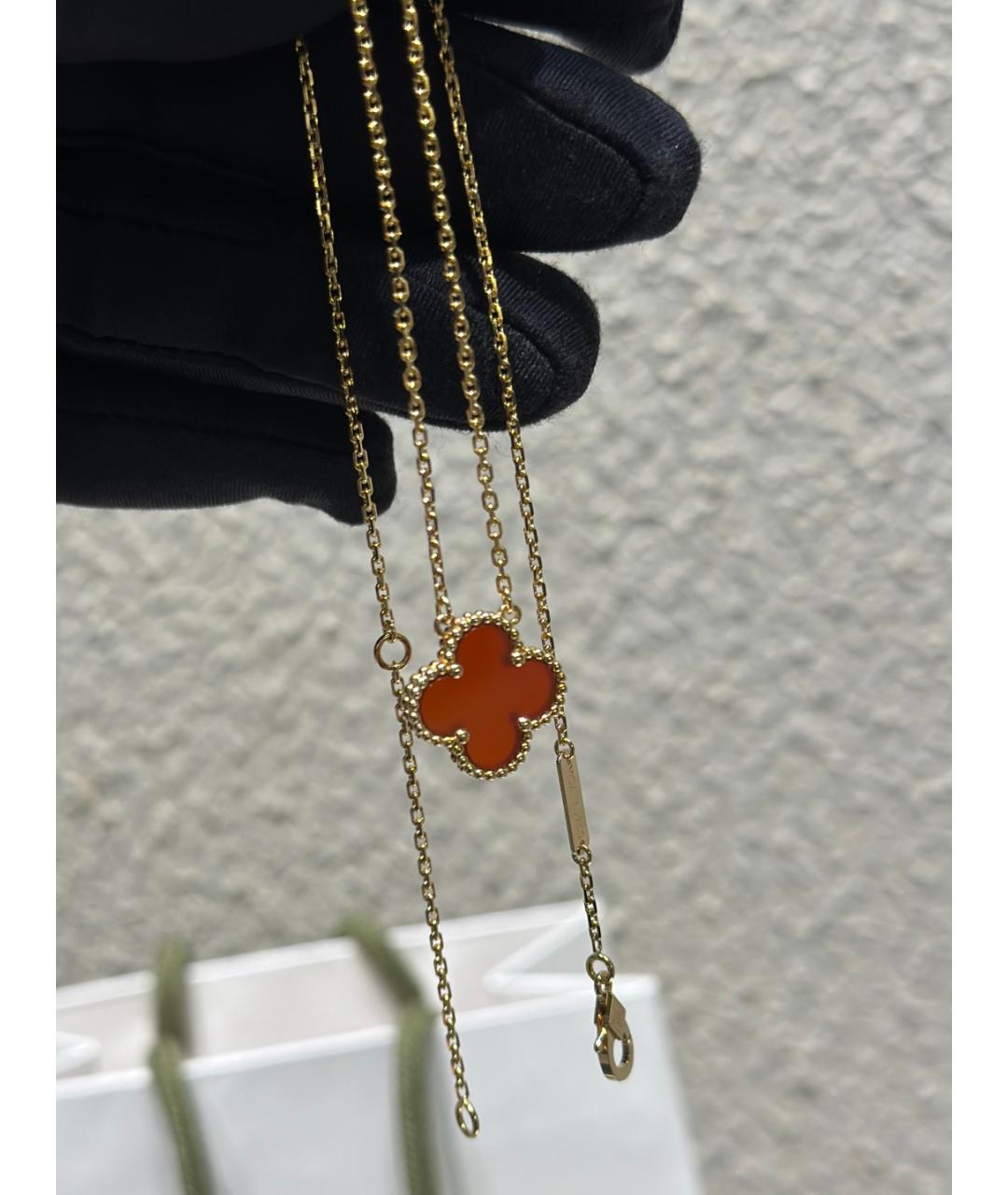 VAN CLEEF & ARPELS Красное колье из розового золота, фото 7