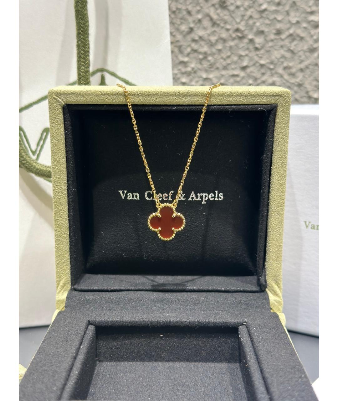 VAN CLEEF & ARPELS Красное колье из розового золота, фото 8