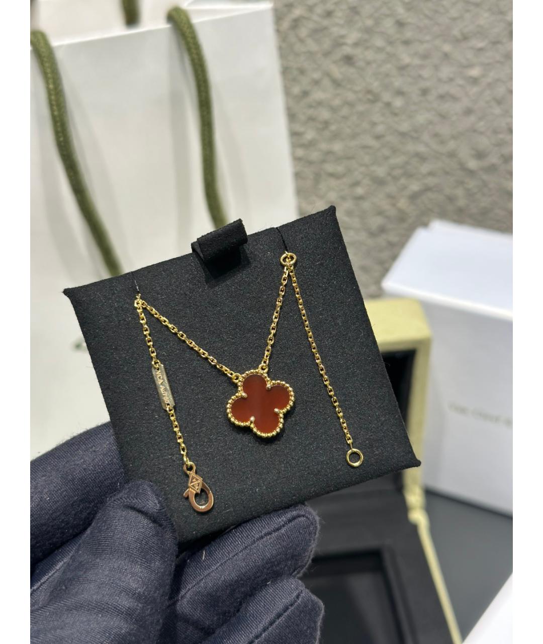 VAN CLEEF & ARPELS Красное колье из розового золота, фото 5