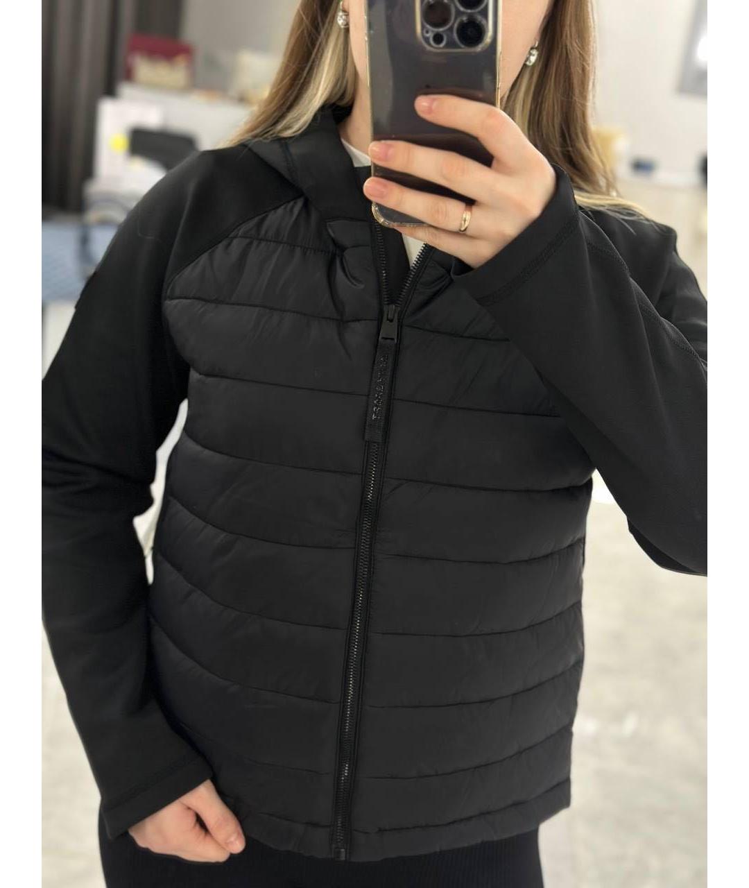 DKNY Черная полиэстеровая куртка, фото 6