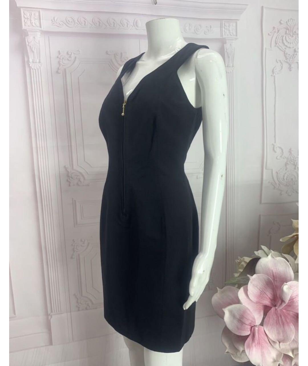JO NO FUI Черное хлопковое платье, фото 5
