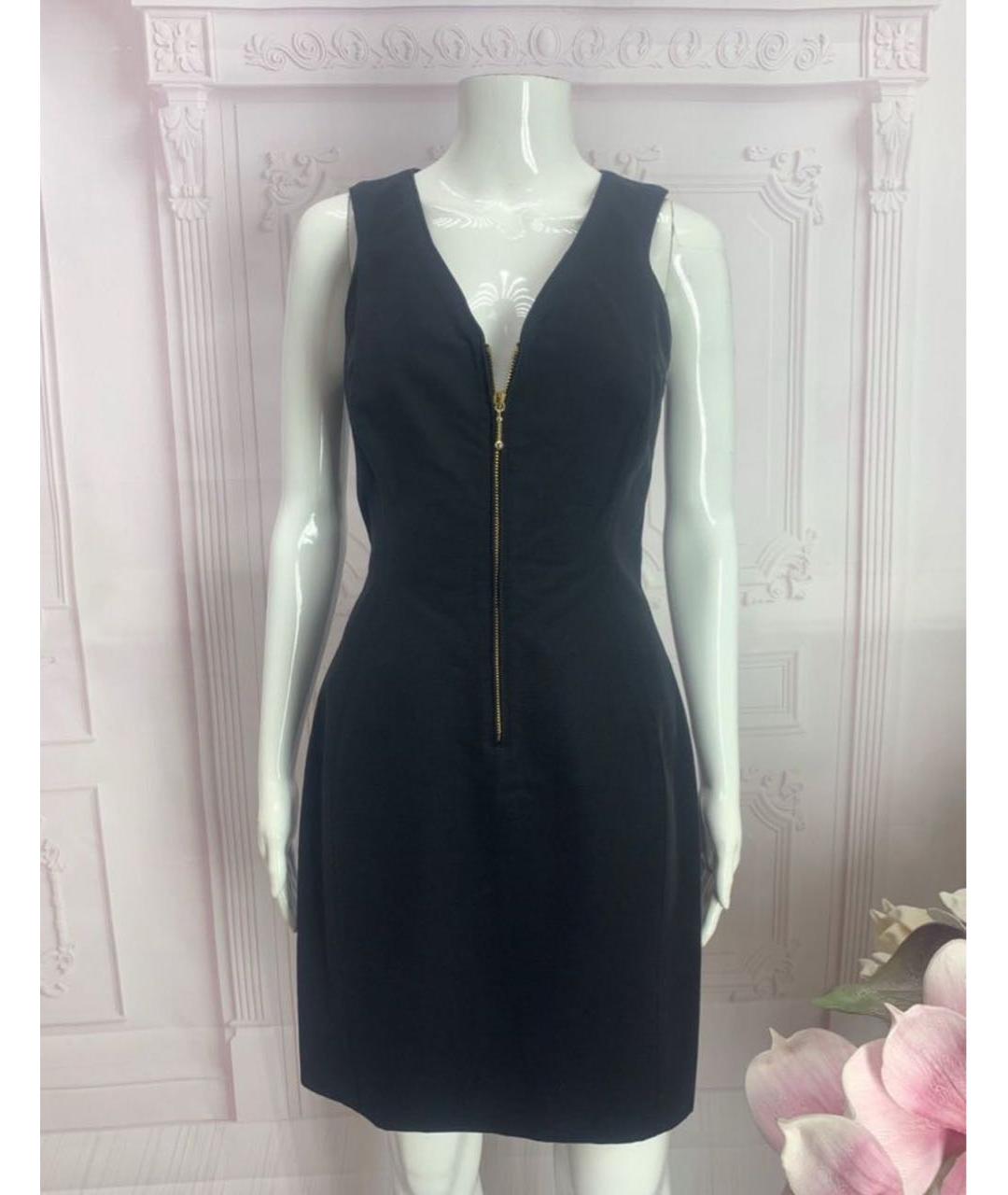 JO NO FUI Черное хлопковое платье, фото 4