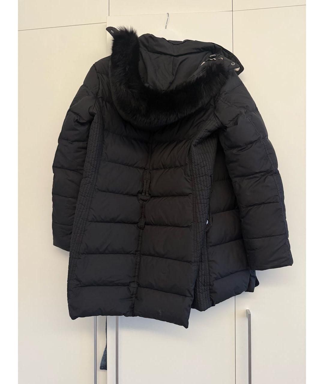 BURBERRY Черный полиэстеровый пуховик, фото 3