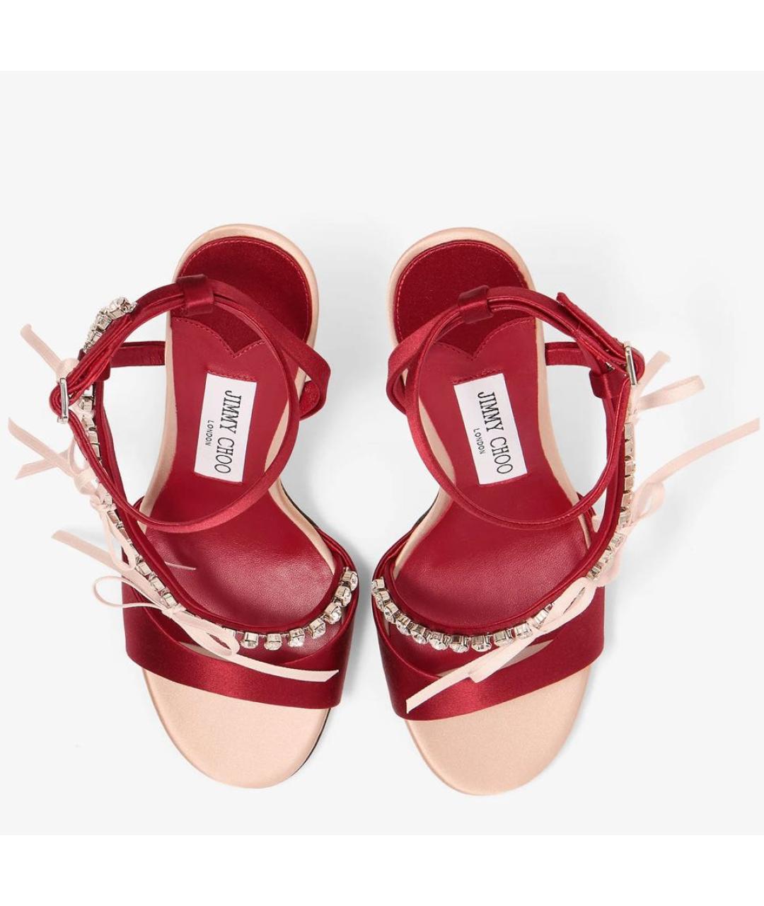 JIMMY CHOO Красные босоножки, фото 4
