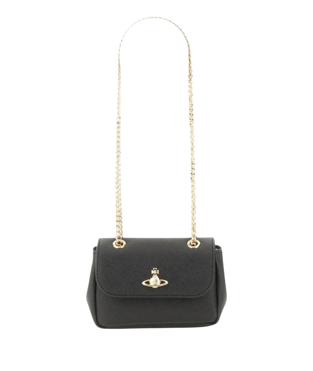 VIVIENNE WESTWOOD Черная сумка через плечо, фото 1