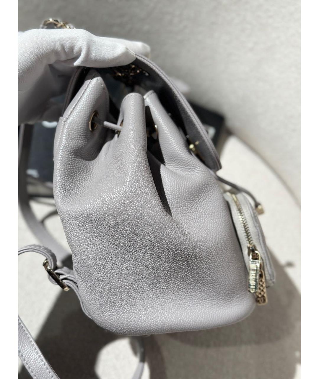 CHANEL Розовый кожаный рюкзак, фото 3