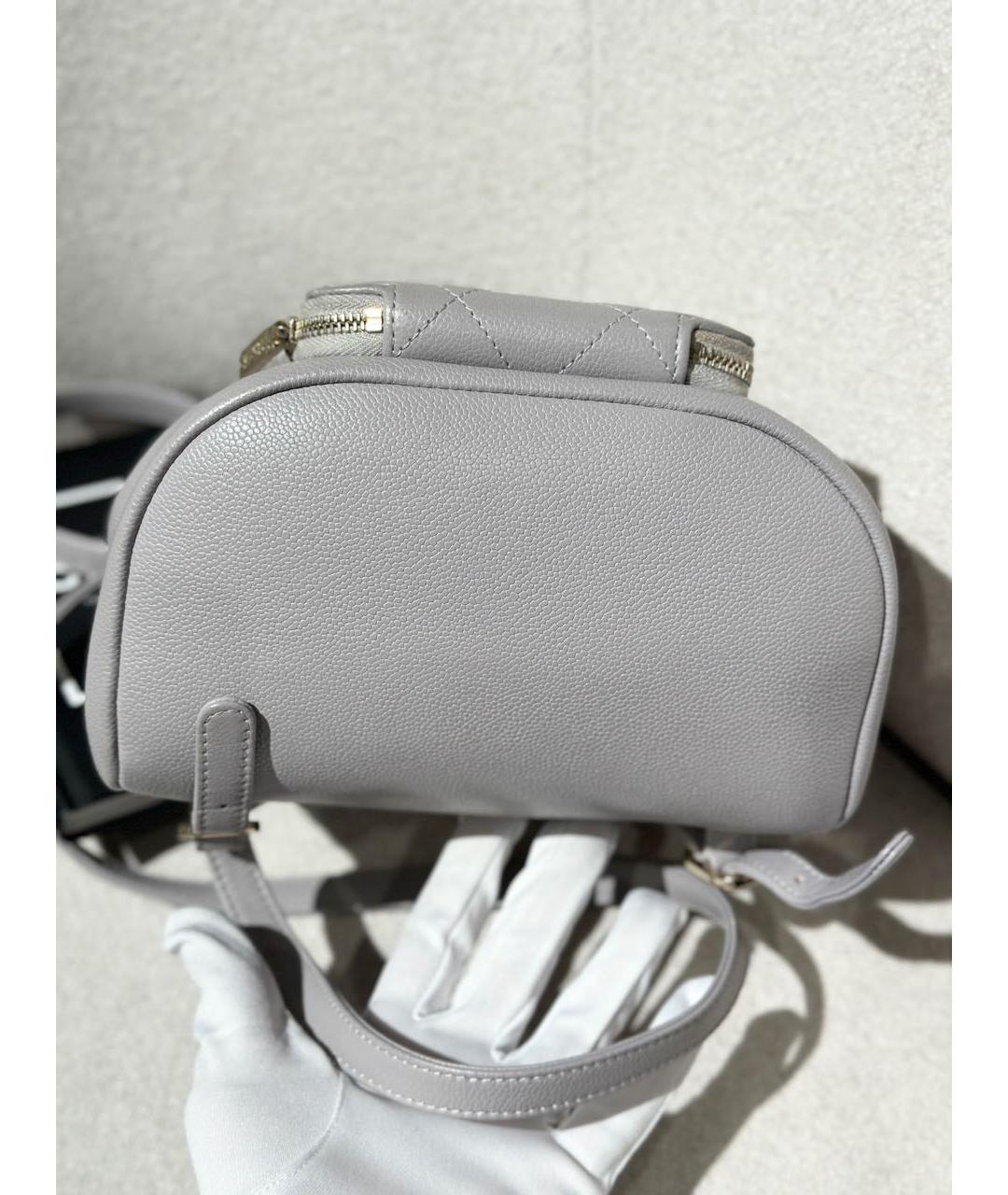 CHANEL Розовый кожаный рюкзак, фото 4