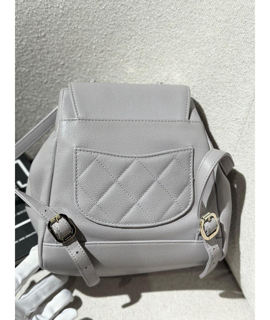 CHANEL Розовый кожаный рюкзак, фото 2