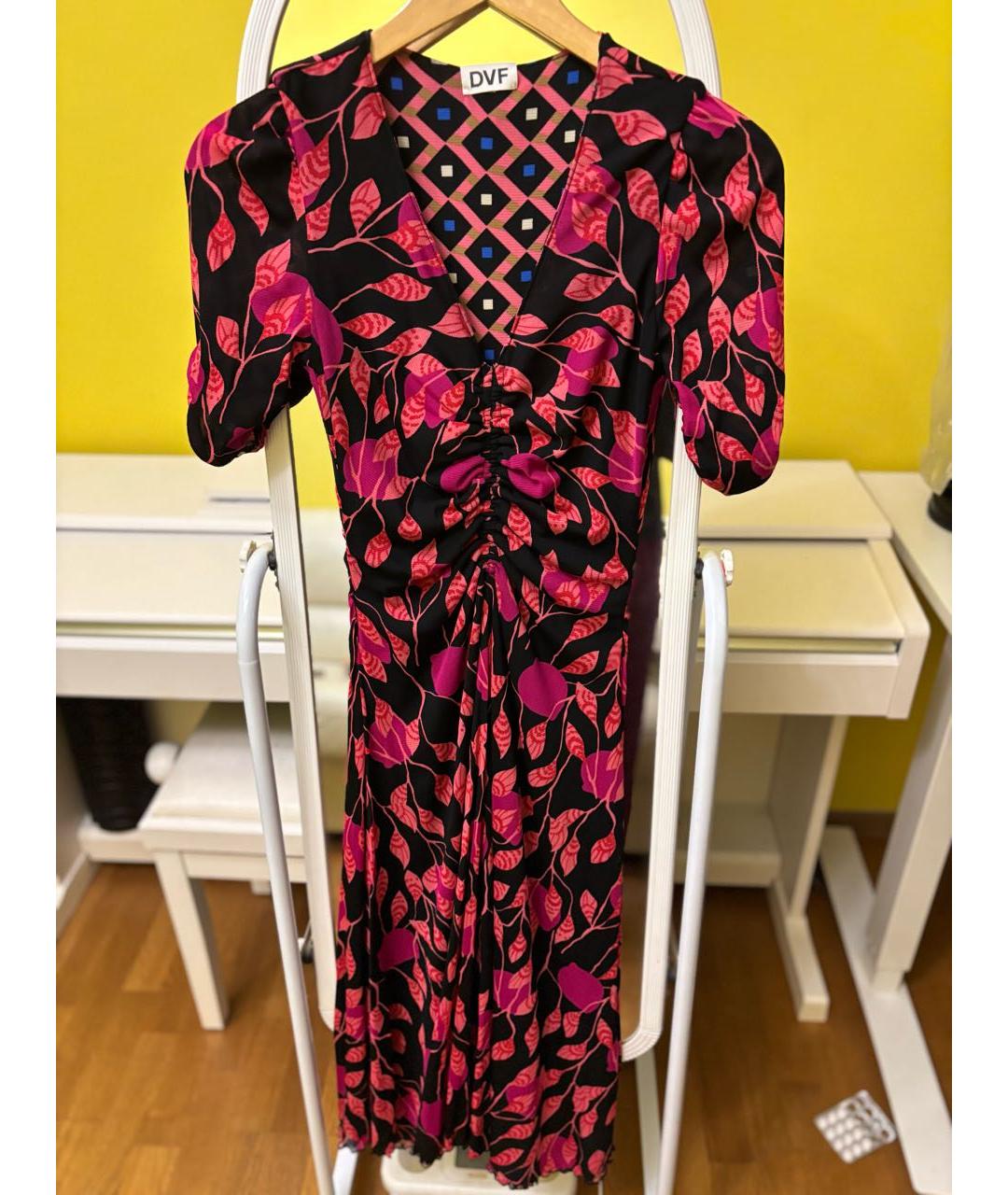 DIANE VON FURSTENBERG Мульти повседневное платье, фото 3