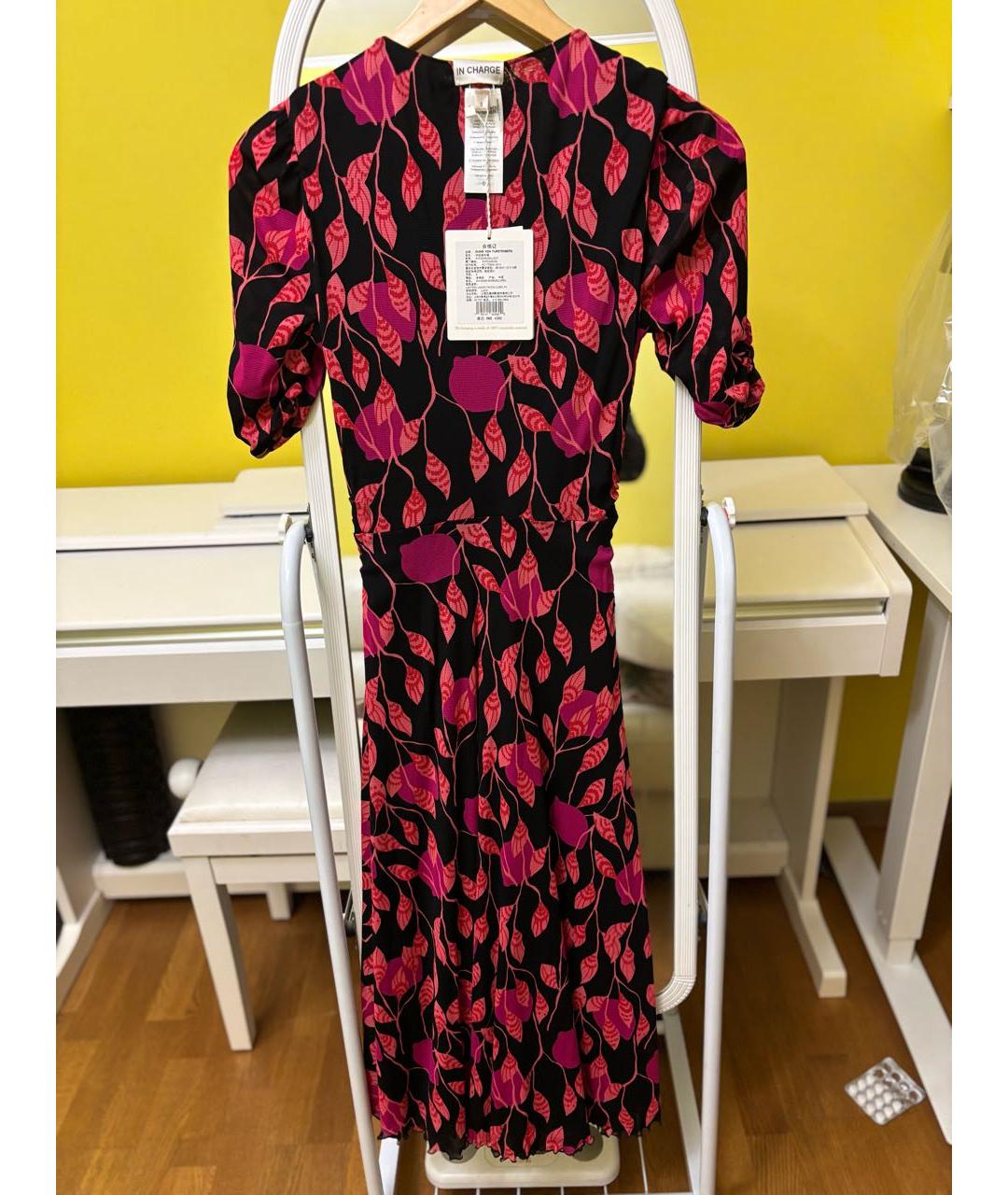 DIANE VON FURSTENBERG Мульти повседневное платье, фото 8