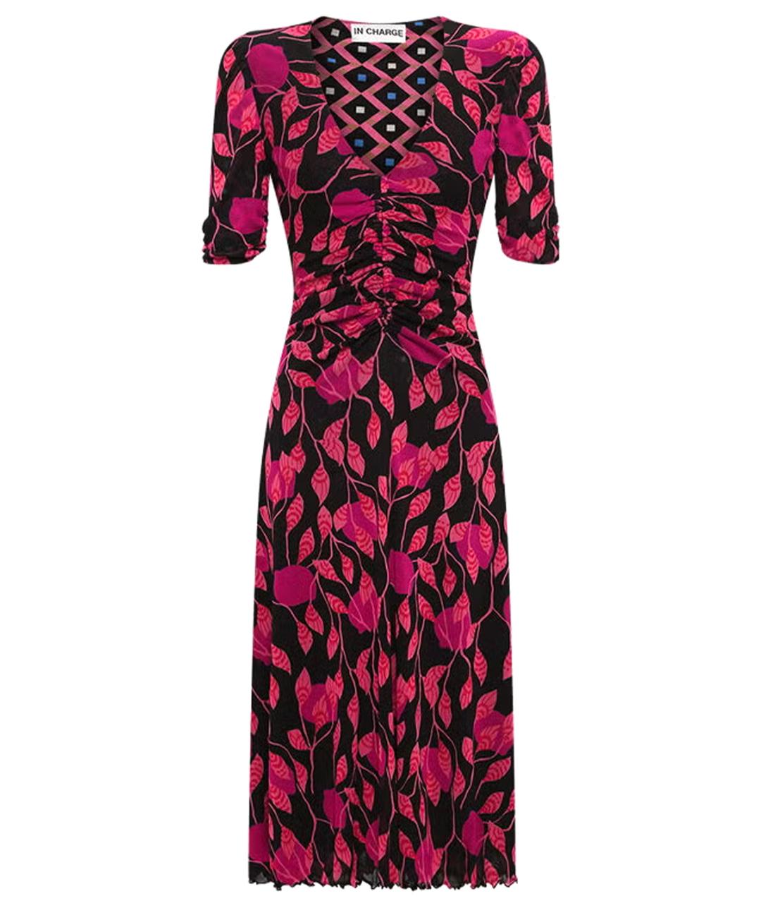 DIANE VON FURSTENBERG Мульти повседневное платье, фото 1