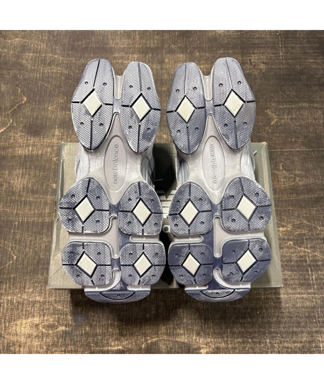 NEW BALANCE Серые замшевые низкие кроссовки / кеды, фото 6