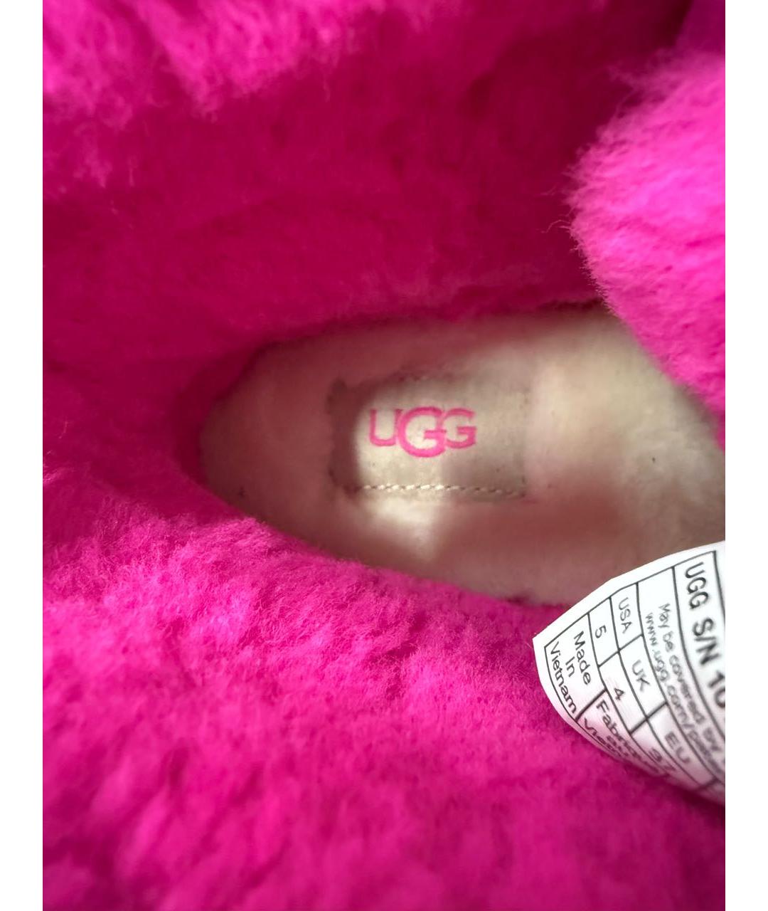 UGG AUSTRALIA Розовые замшевые ботинки, фото 6