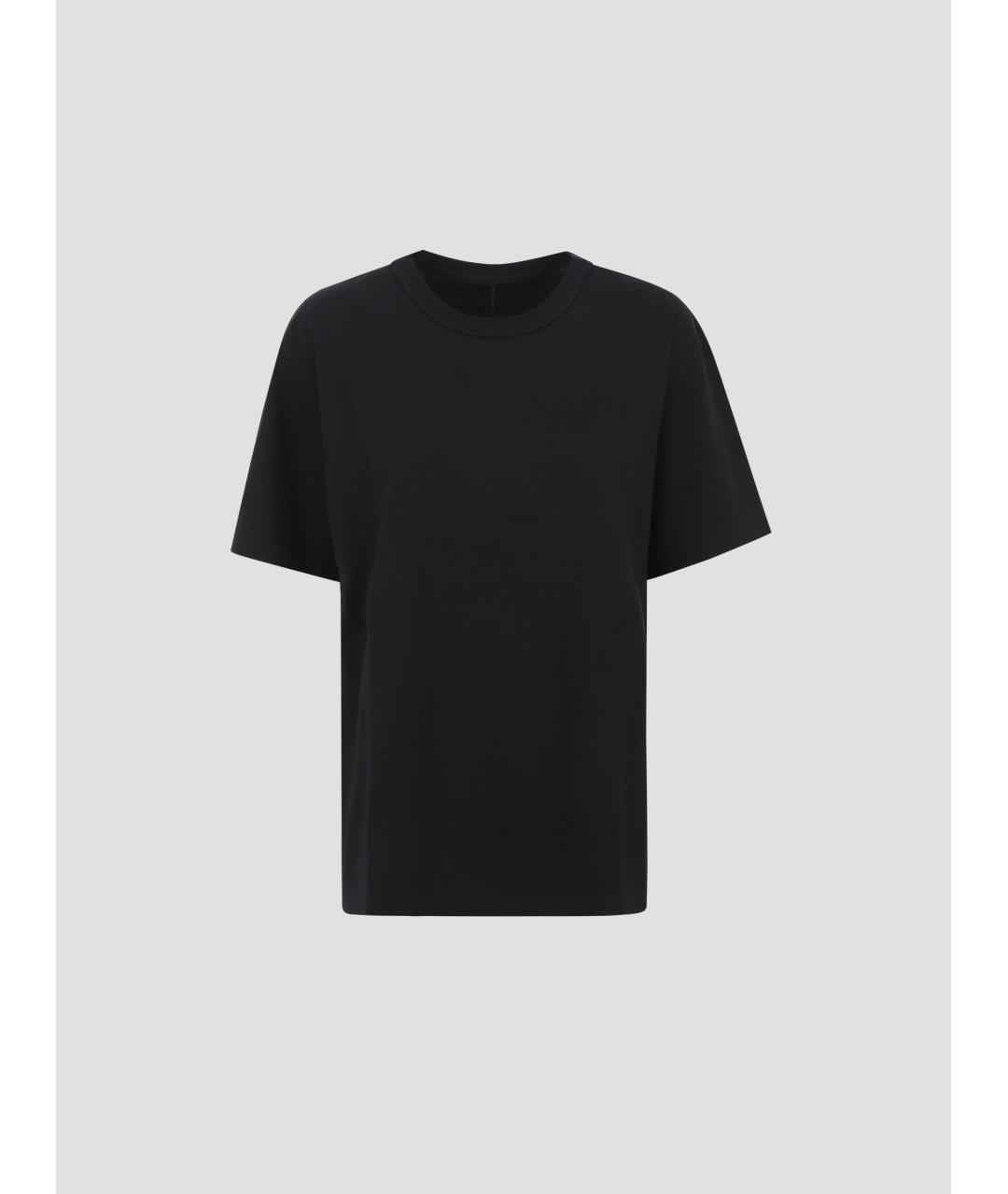 ALEXANDER WANG Черная хлопковая футболка, фото 4