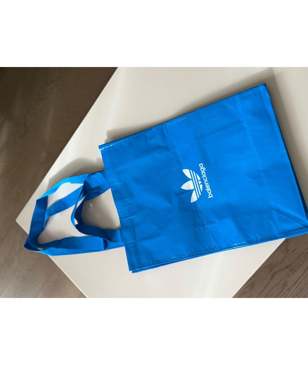 BALENCIAGA Голубая сумка тоут, фото 6