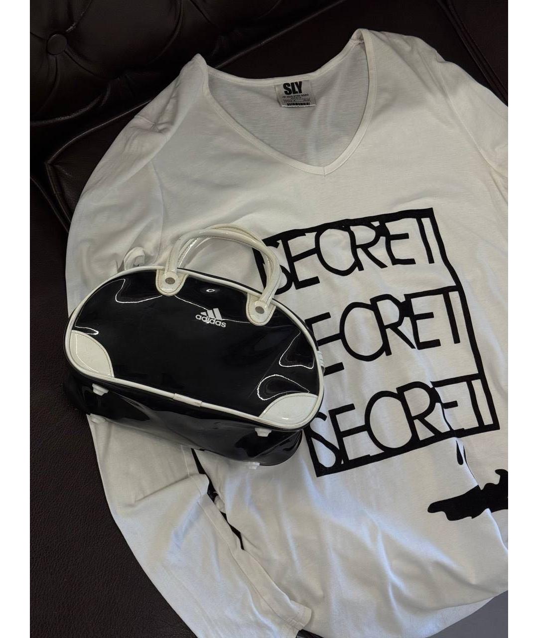 ADIDAS Черная сумка с короткими ручками из лакированной кожи, фото 7