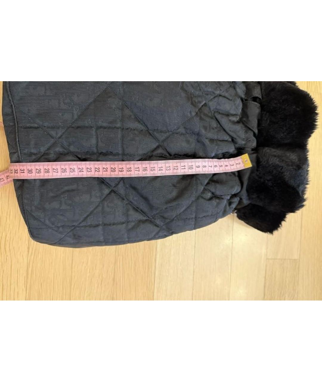 CHRISTIAN DIOR Черный тканевый рюкзак, фото 6