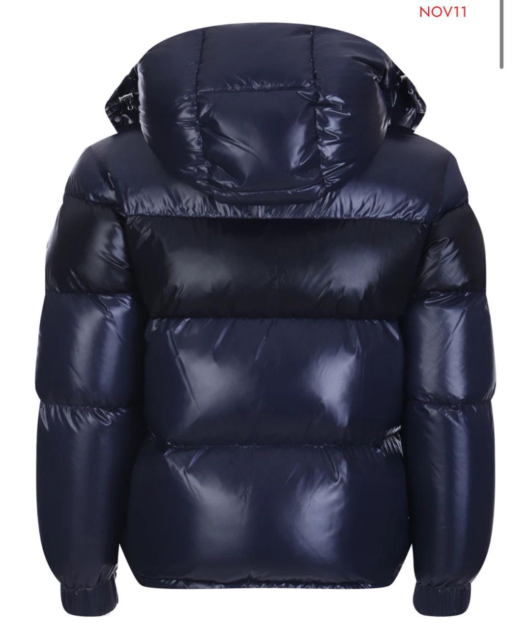 MONCLER Синяя полиамидовая куртка, фото 2