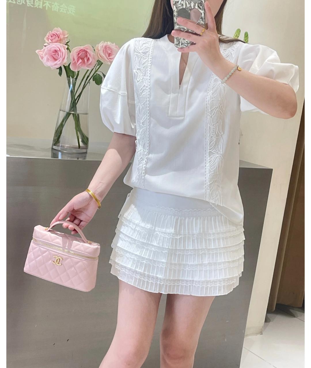 CHANEL Розовая кожаная сумка через плечо, фото 5