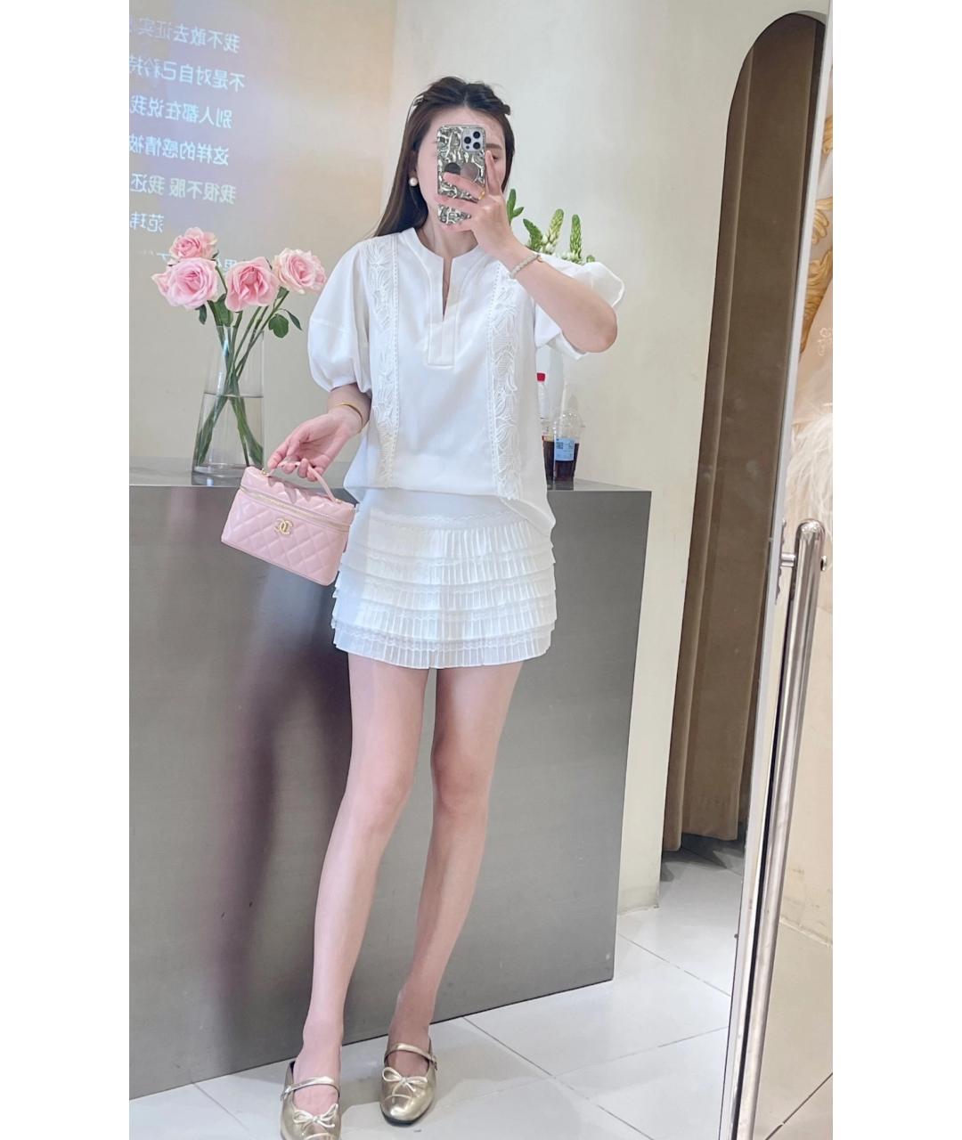 CHANEL Розовая кожаная сумка через плечо, фото 6