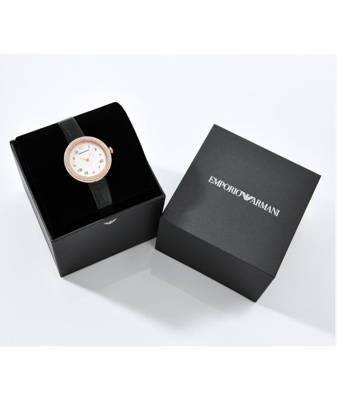 EMPORIO ARMANI Черные часы, фото 4