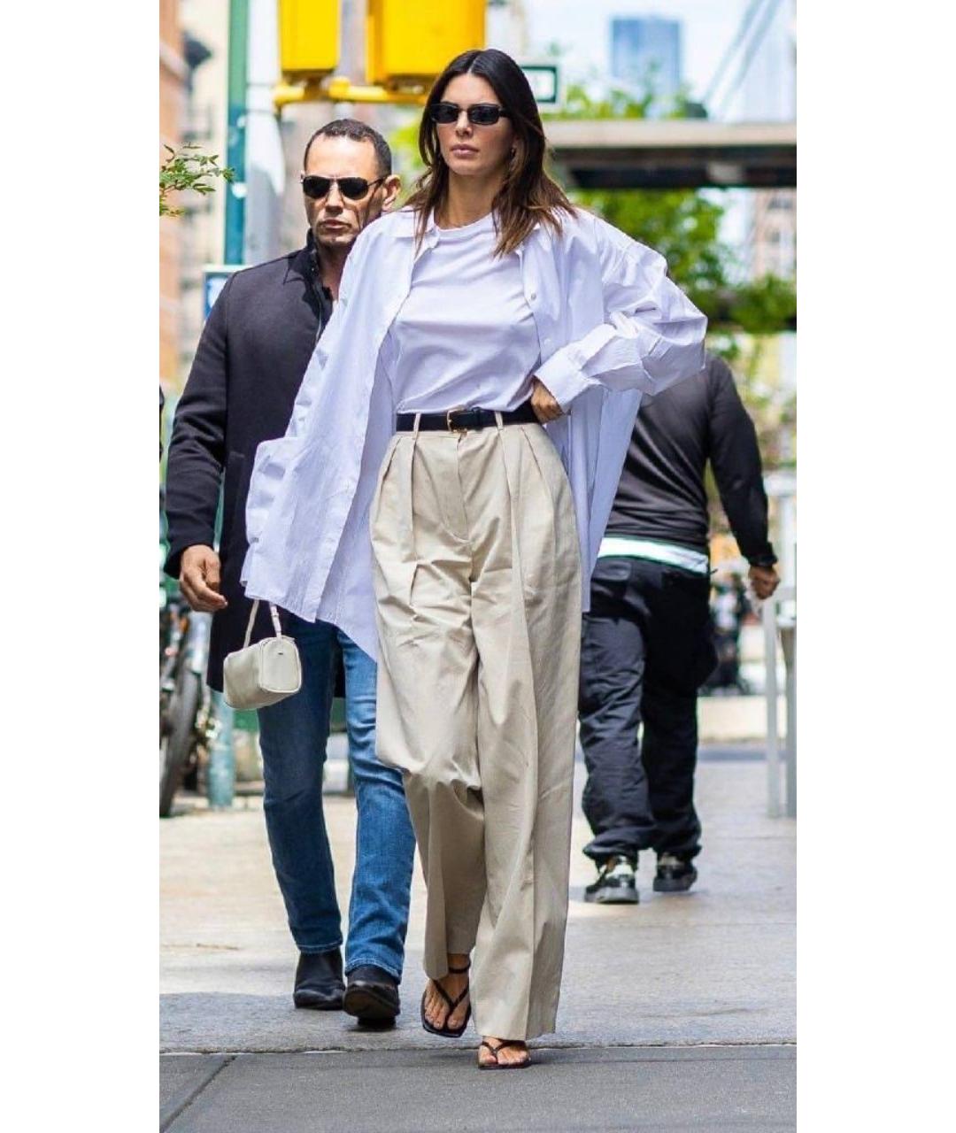 THE ROW Белая кожаная сумка с короткими ручками, фото 6