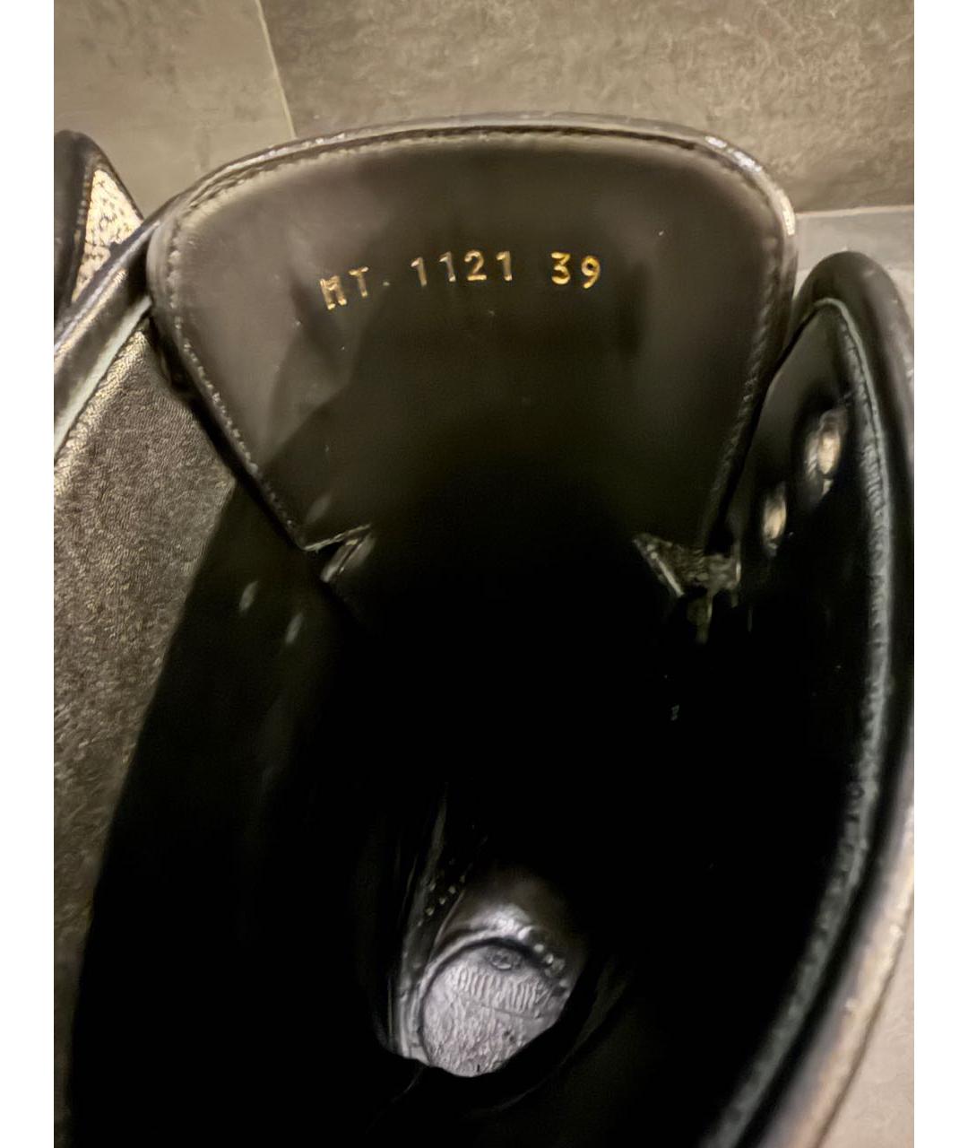 CHRISTIAN DIOR Черные резиновые ботинки, фото 3