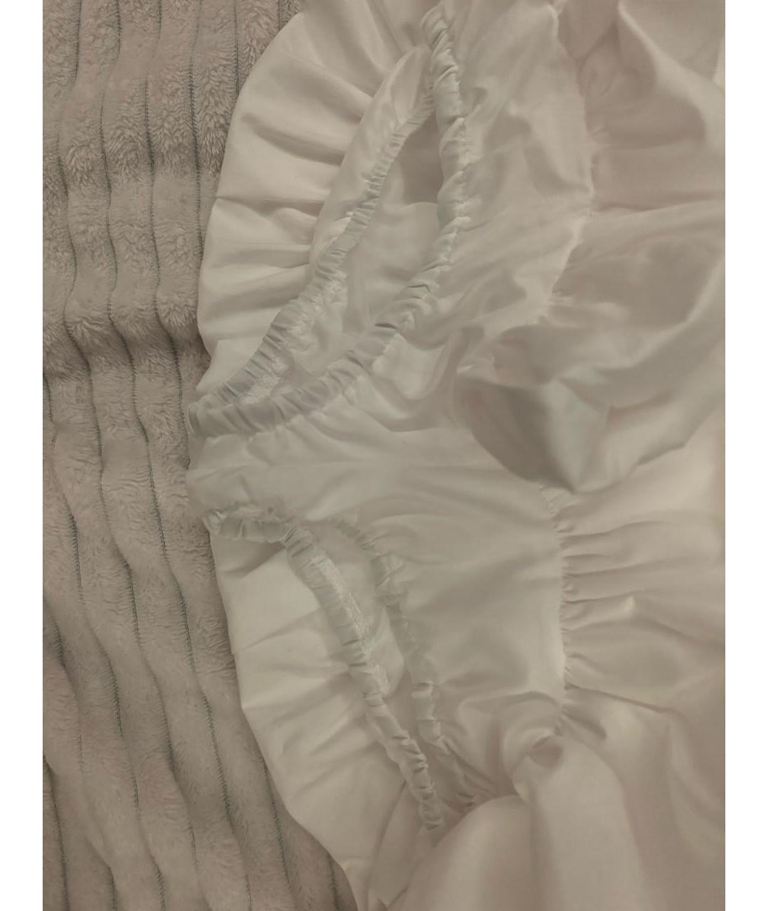 MIU MIU Белая хлопковая юбка мини, фото 4