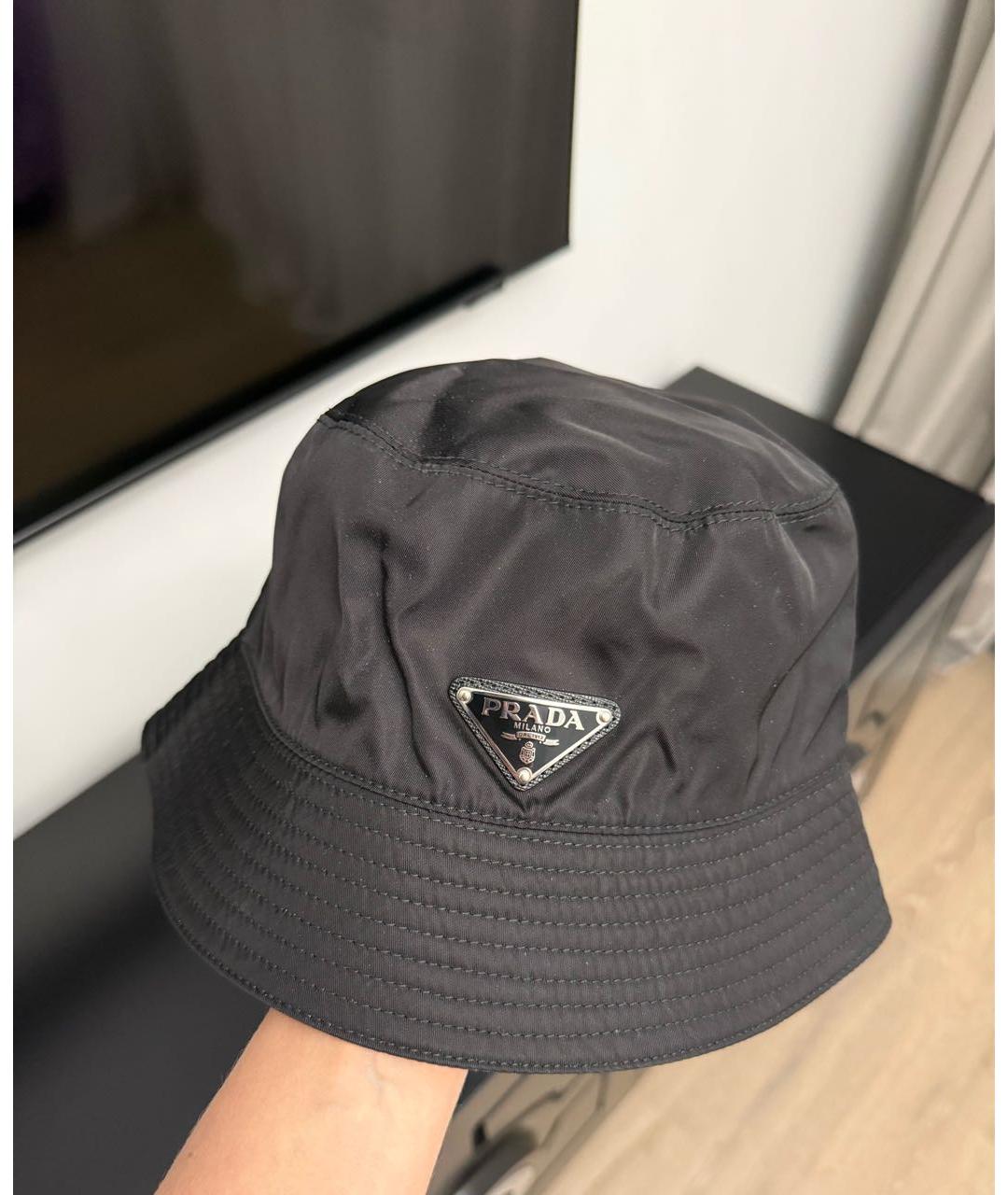 PRADA Черная панама, фото 2