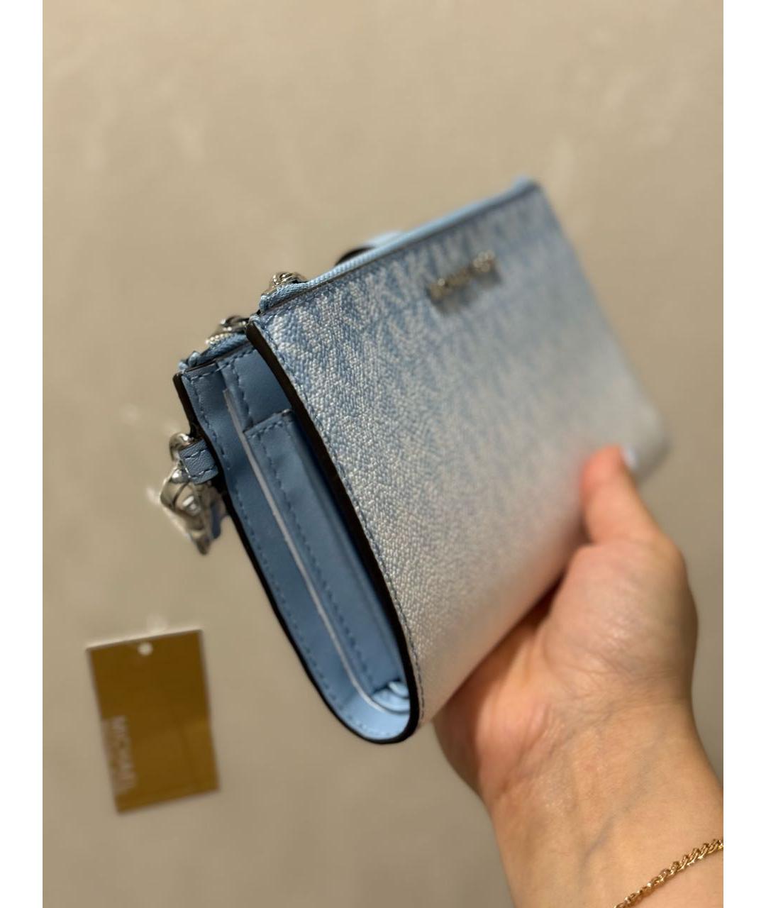 MICHAEL MICHAEL KORS Голубой кошелек, фото 3