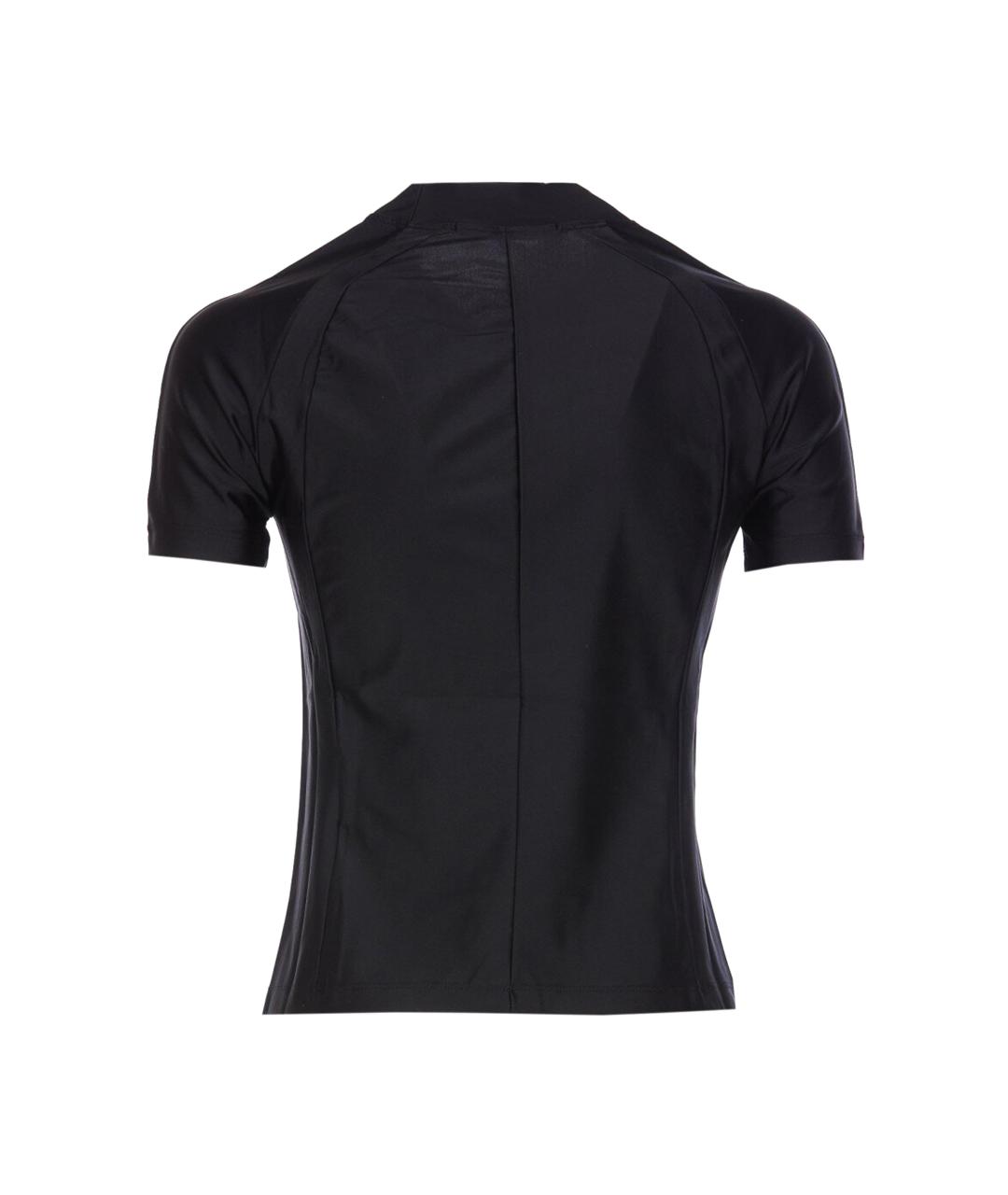 ALEXANDER WANG Черная полиамидовая футболка, фото 2