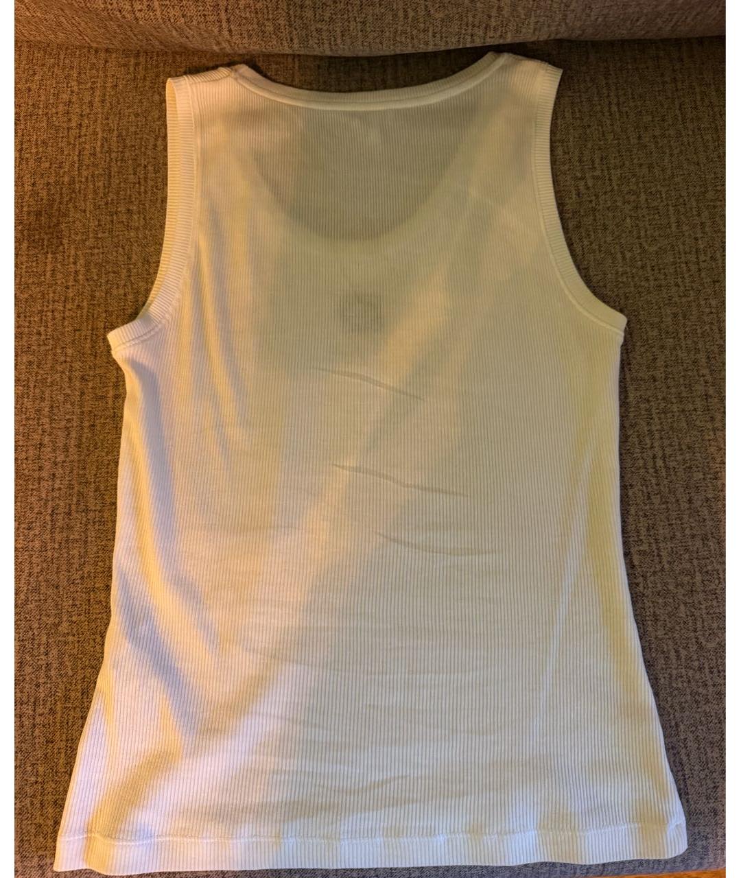 LOEWE Белая хлопковая майка, фото 2