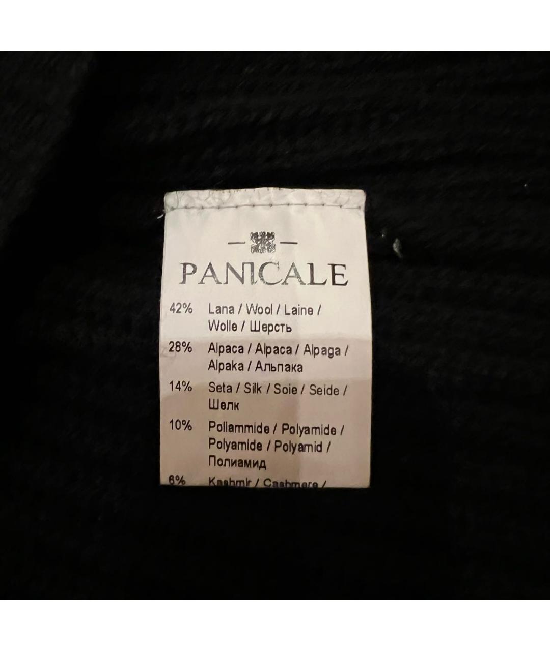 PANICALE Черный шерстяной джемпер / свитер, фото 4